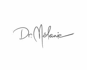 Dr Melanie DesChatelets, a naturopath in burnaby.  Brand signature. 
